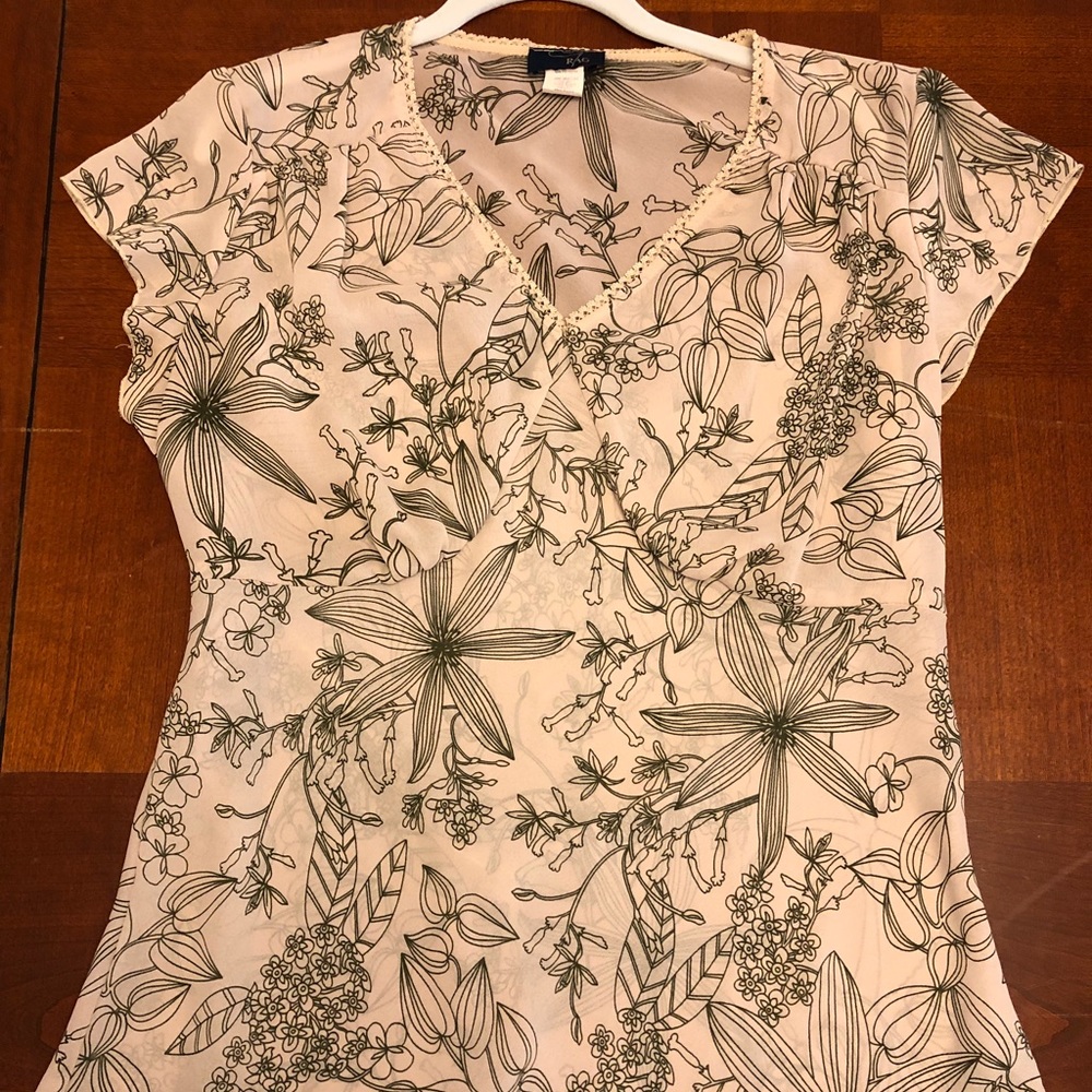 Woman's Tan Rag Blouse Size XL